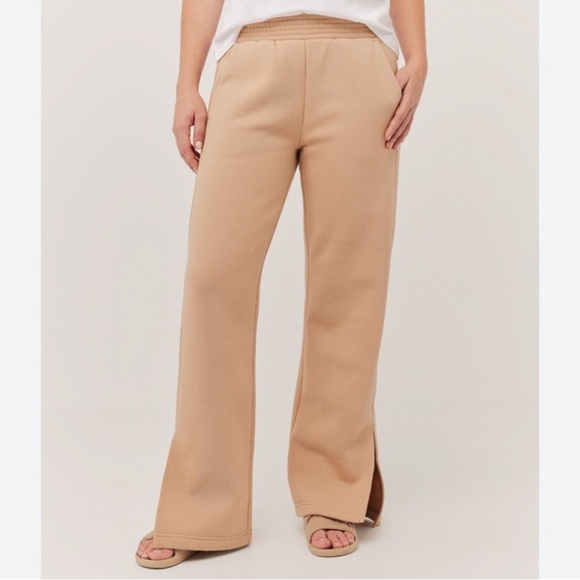 Pact Courtside Classic Sweatpants in Ginger Root Tan Beige size Large - Picture 1 of 11